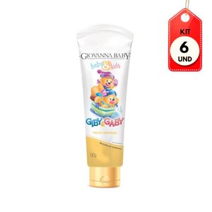 Kit C/06 Giovanna Baby Giby Talco Cremoso Infantil 120ml