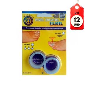 Kit C/12 Orthopauher 4004 Anel Digital Siligel G