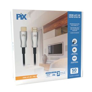 Cabo Hdmi 2 1 Premium 50 Metros 8k 32awg Pix Fibra Otica Ati