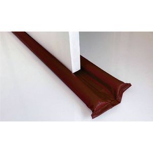Protetor Porta Vedação Dupla Residencial Casa Loja 90 Cm Vinho