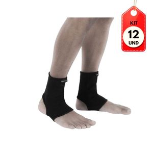 Kit C-12 Kestal Ksn045 Tornozeleira Elástica P (par)