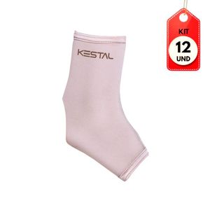 Kit C-12 Kestal Ksn008 Tornozeleira Longa M