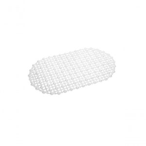 Tapete Oval Para Box De Banheiro Transparente
