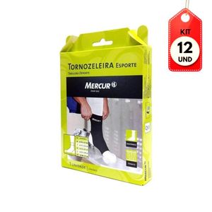 Kit C/12 Mercur Neoprene Tornozeleira Gg