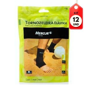 Kit C/12 Mercur Tornozeleira De Malha G