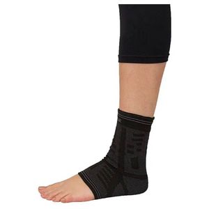 Mercur 1262 Tornozeleira Compressiva Elástica Preto/grafite G/gg
