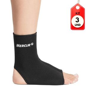 Kit C/03 Mercur Tornozeleira Neoprene M