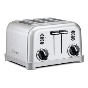 Torradeira Para 4 Fatias Em Aço Escovado Cpt-180br 127v Cuisinart