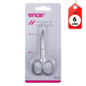Kit C-06 Enox Tesoura P- Unhas Curva