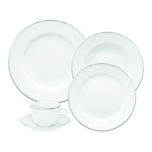 Jogo De Jantar Em Porcelana Flamingo Com 30 Peças Oxford Isabel