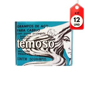 Kit C-12 Teimoso Grampo N°5 Loiro C-50