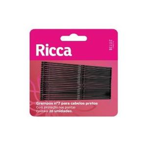 Ricca Grampo P- Cabelo Preto Nº7 C-20
