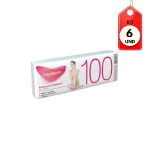 Kit C-06 Depilsam Lenço P- Depilação Branco C-100