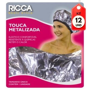 Kit C-12 Ricca Touca Metalizada
