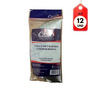 Kit C-12 Santa Clara Touca Metalizada C- Isolmanta