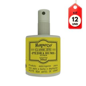 Kit C-12 Rapozo Pedra Hume Spray 30ml