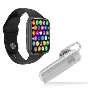 Kit 1 Relógio Smartwatch Iwo 8 Lite Plus+ 1 Fone Branco