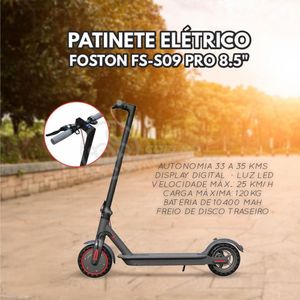 Patinete Elétrico E-Scooter Foston Fs S09 10400Mah Nº 07
