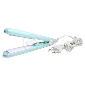 Mini Chapinha Prancha Para Viagem 17cm Bivolt Azul
