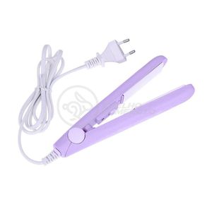 Mini Chapinha Prancha Portátil 17cm Bivolt 110v220v Roxo