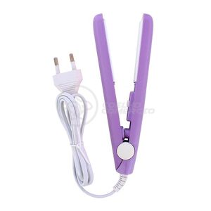 Mini Chapinha Prancha Para Viagem 17cm Bivolt Roxo