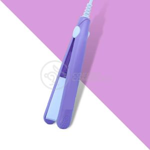 Mini Chapinha Prancha Portátil 17cm Bivolt 110v220v Roxo