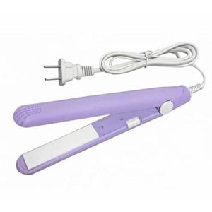 Mini Chapinha Prancha Para Viagem 17cm Bivolt Roxo Nº3