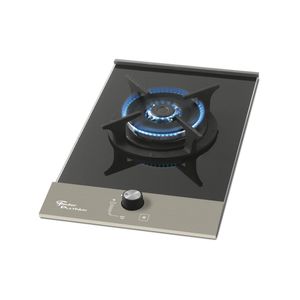 Cooktop A Gás Fischer Platinium 1q Tc Com 1 Boca Preto