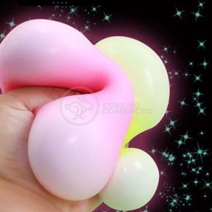 Fidget Toy Bolinha Globble Anti Stress Fluorecente