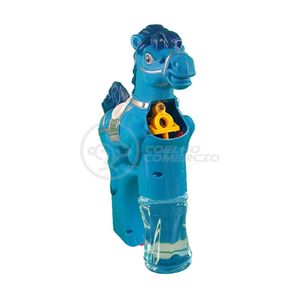 Cavalo Bombeiro Bolhudo Brinquedo Pop Tik Tok Lança Bolhas