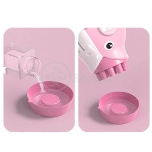 Golfinho Bolhudo Lança Bolhas Sabão Criança Infantil Rosa 5