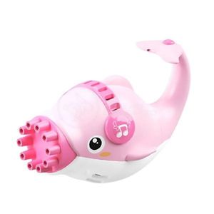 Golfinho Bolhudo Lança Bolhas Sabão Criança Rosa