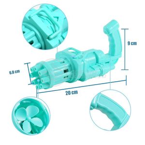 Máquina Elétrica Brinquedo Lança Bolhas Sabão Azul