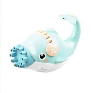 Golfinho Bolhudo Lança Bolhas Sabão Criança Azul