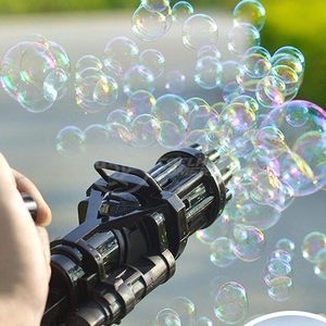 Máquina Elétrica Brinquedo Lança Bolhas Sabão Preto