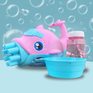 Golfinho Bolhudo Bolhas Sabão Criança Infantil Rosa Azul 4