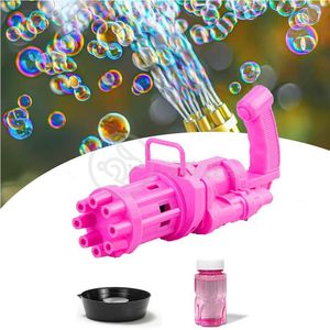 Máquina Elétrica Brinquedo Lança Bolhas Sabão Rosa