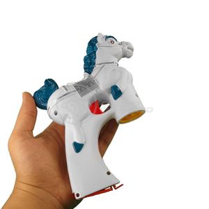 Cavalo Bolhudo Lança Bolhas Sabão Infantil Branco