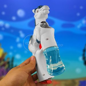 Cavalo Bolhudo Lança Bolhas Sabão Infantil Branco