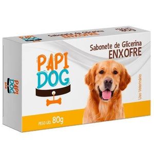 Sabonete Cão Enxofre 80g Papi Dog