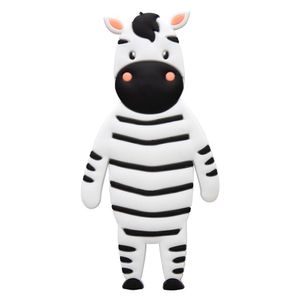 Gancho Adesivo Flexível Modelável Multiuso Bichos Animais Zebra