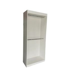 Armário Duas Araras 2,08a X 0,89l X 0,41p Branco