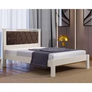 Cama Casal Alaska Off White-marrom - Carmolar