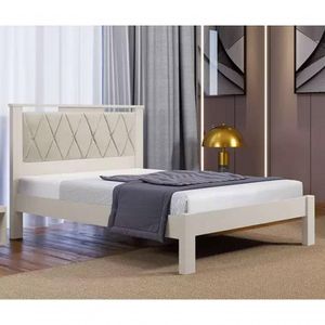 Cama Casal Alaska Off White-bege - Carmolar
