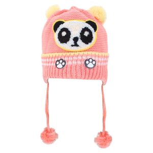 Touca Gorro Infantil Salmão Panda Tamanho único