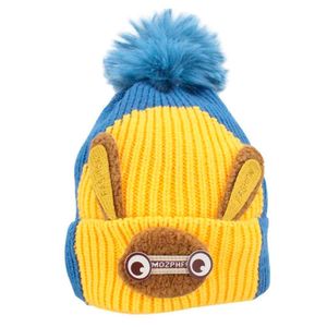 Touca Gorro Infantil Azul Coelhinho Tamanho único