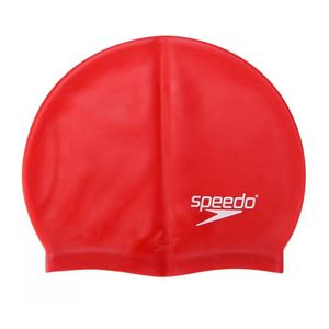 Touca De Natação Lisa Flat Swim Cap Vermelho