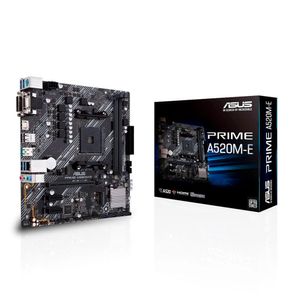 Placa Mãe Asus A520m-e Prime, Amd Socket Am4, Ddr4, Matx