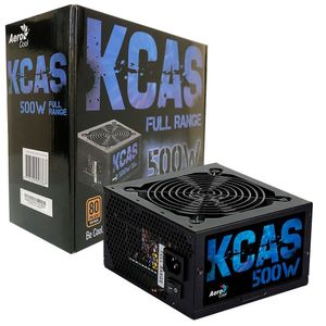Fonte Gamer Aerocool Kcas 500w 80 Plus Bronze Full Range Pfc Ativo