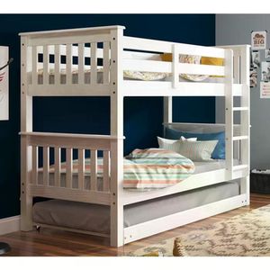 Beliche 730B Com Cama Auxiliar 715B Branco Lavado